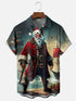 Men's Christmas Funny Graphic Short Sleeve Hawaiian Shirt